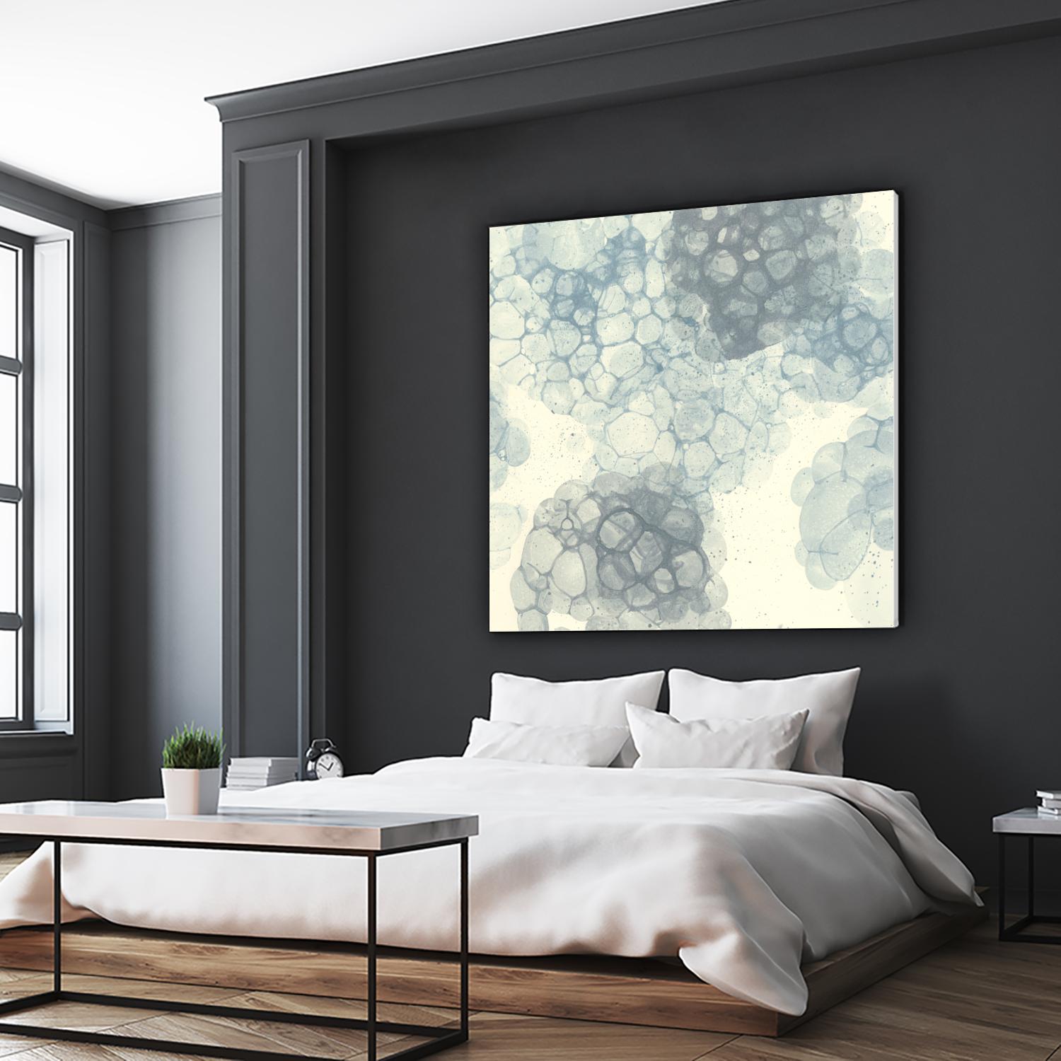 Matrix Study II by Ren�e W. Stramel on GIANT ART - blue abstract
