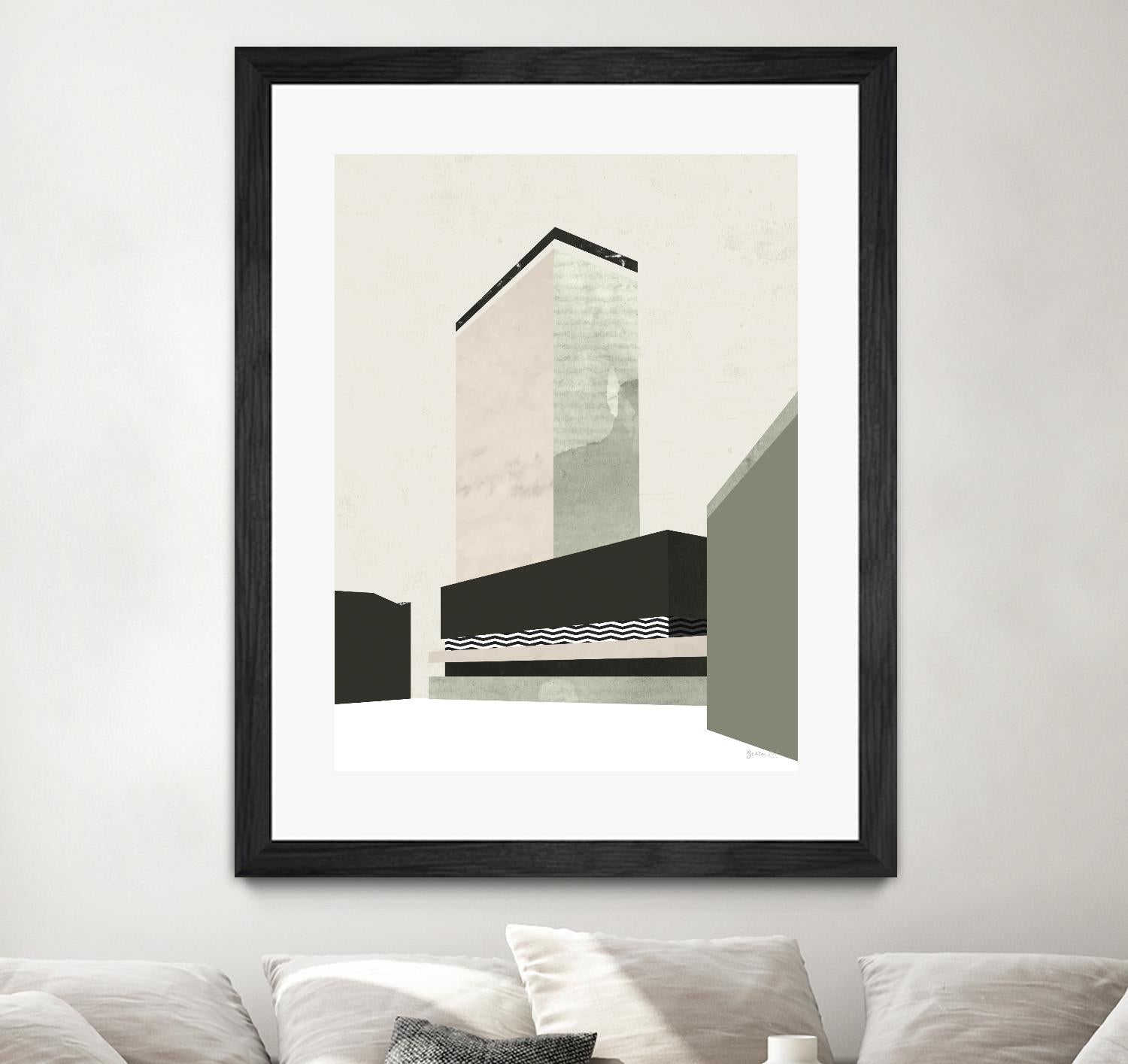 Outside In V by Green Lili on GIANT ART - abstract
