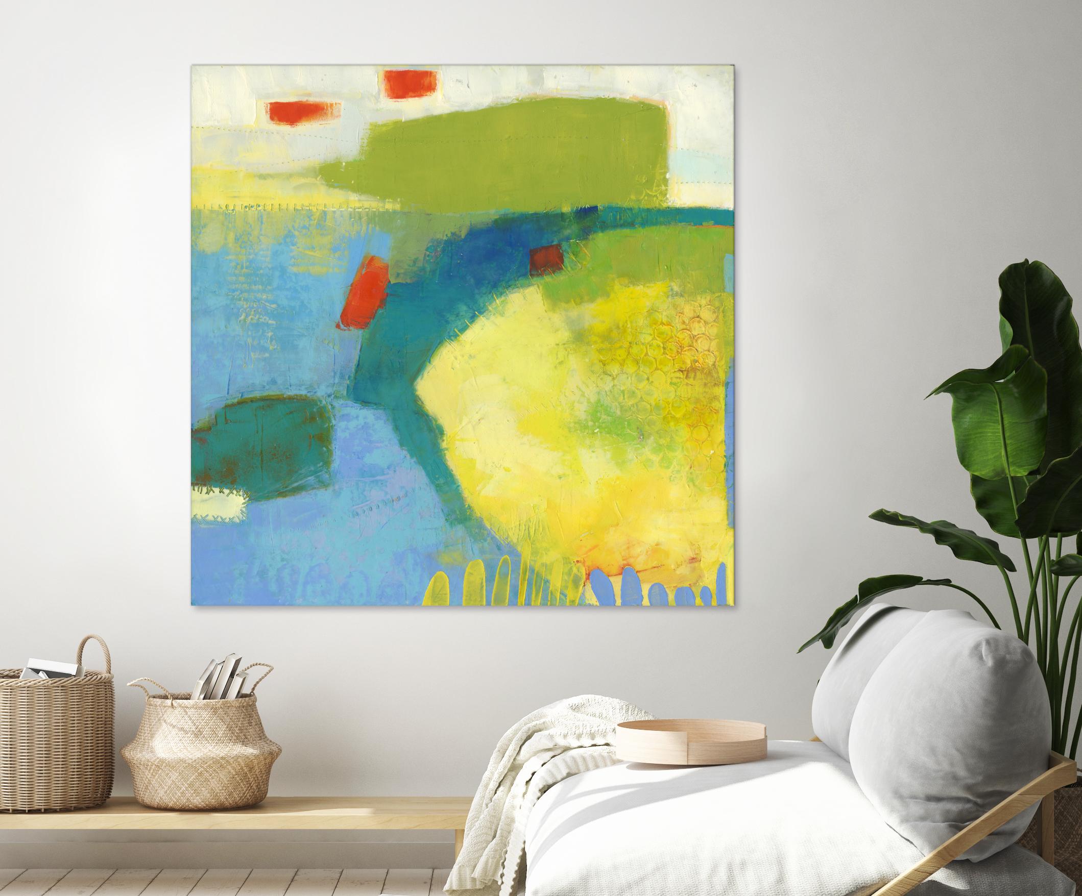 Keswick IV by Sue Jachimiec on GIANT ART - blue abstract