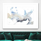 Bloom Cloud I by Jennifer Goldberger on GIANT ART - blue abstract
