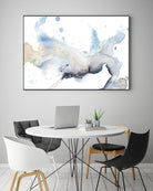 Bloom Cloud I by Jennifer Goldberger on GIANT ART - blue abstract