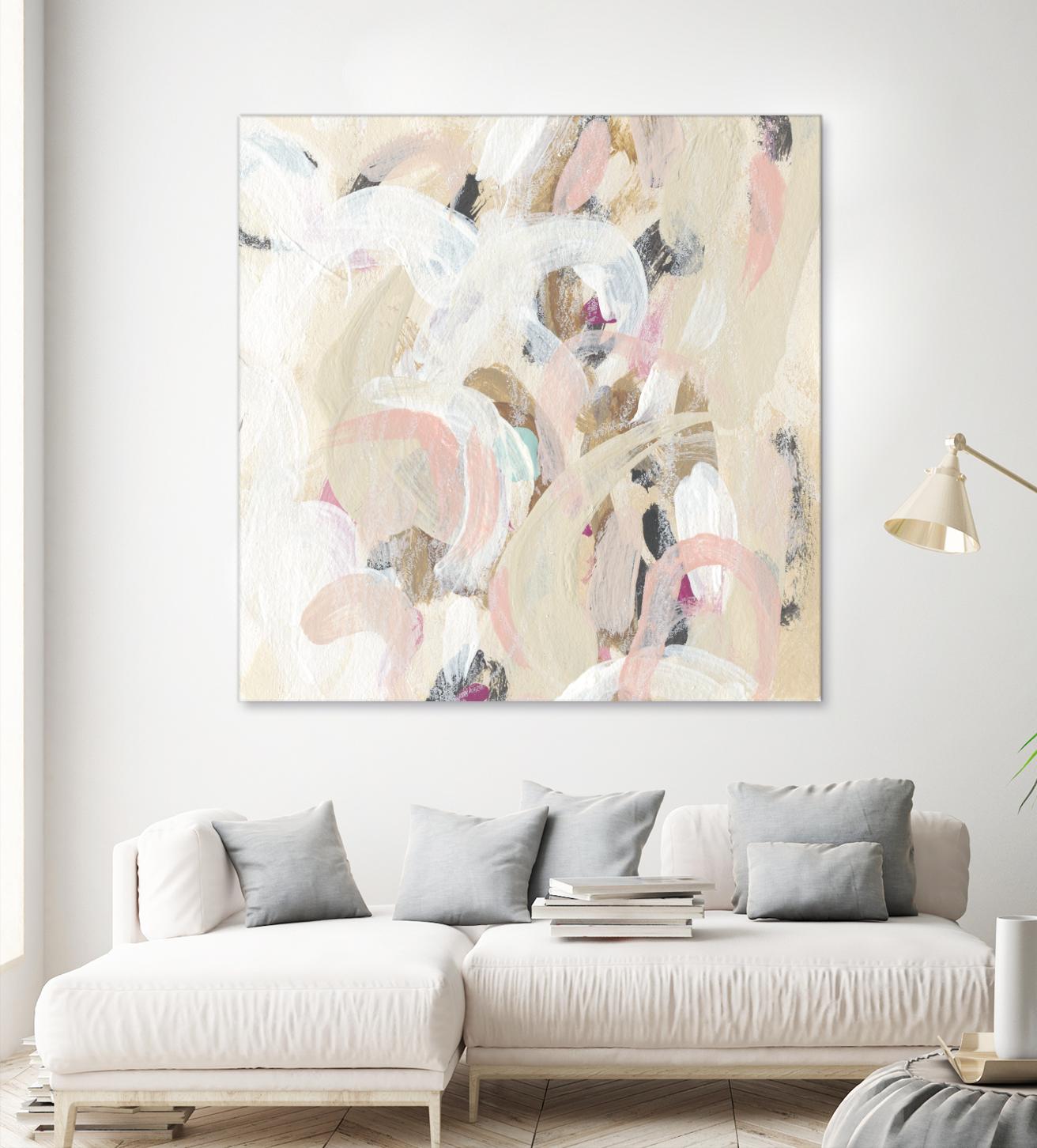 Carnivale I by June Erica Vess on GIANT ART - pink- purple abstract