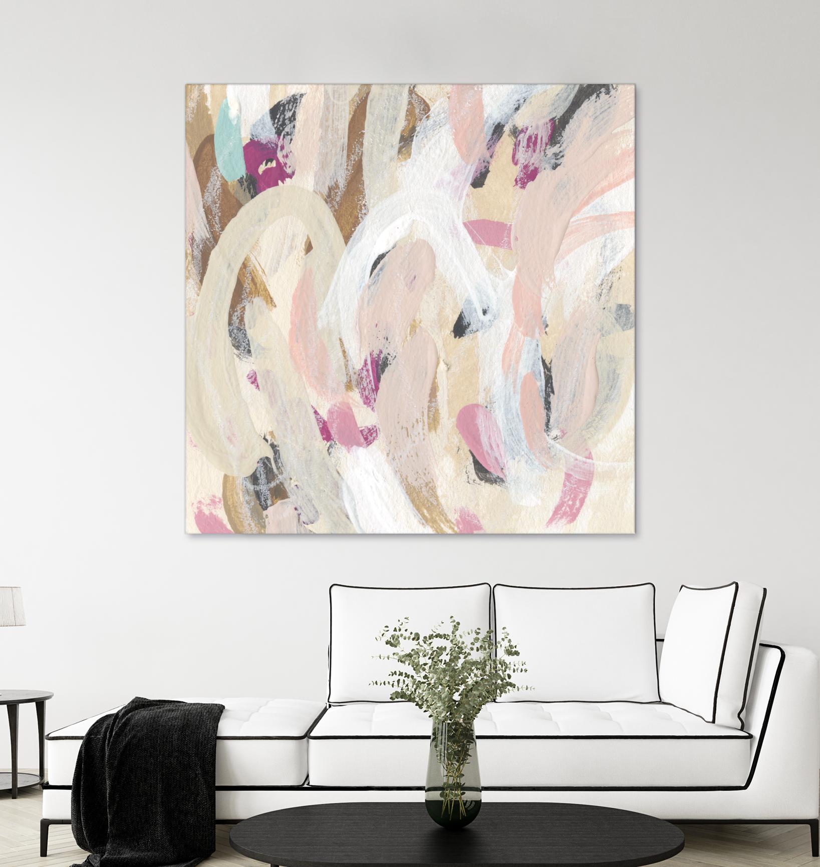 Carnivale IV by June Erica Vess on GIANT ART - pink- purple abstract