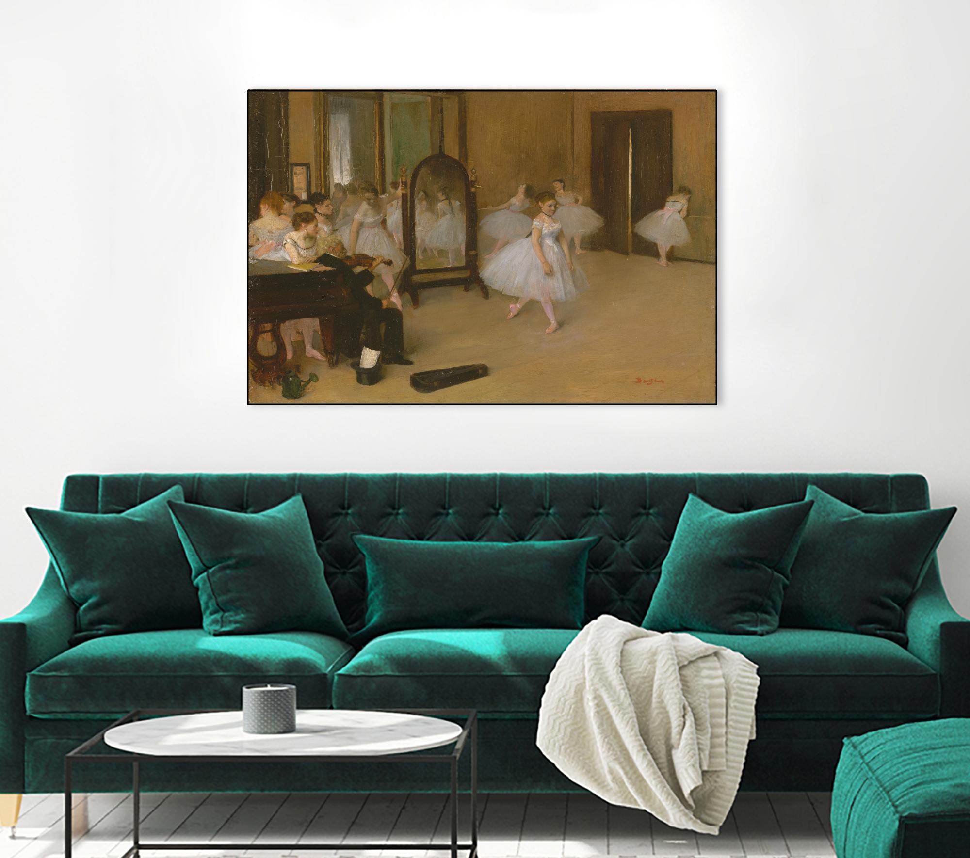 The Dancing Class by Edgar Degas on GIANT ART - brown fashion