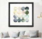 Pastel Hoops II by Grace Popp on GIANT ART - green abstract