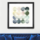 Pastel Hoops II by Grace Popp on GIANT ART - green abstract