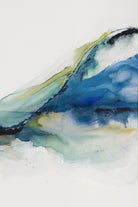 Abstract Terrain IV by Sisa Jasper on GIANT ART - green watercolour