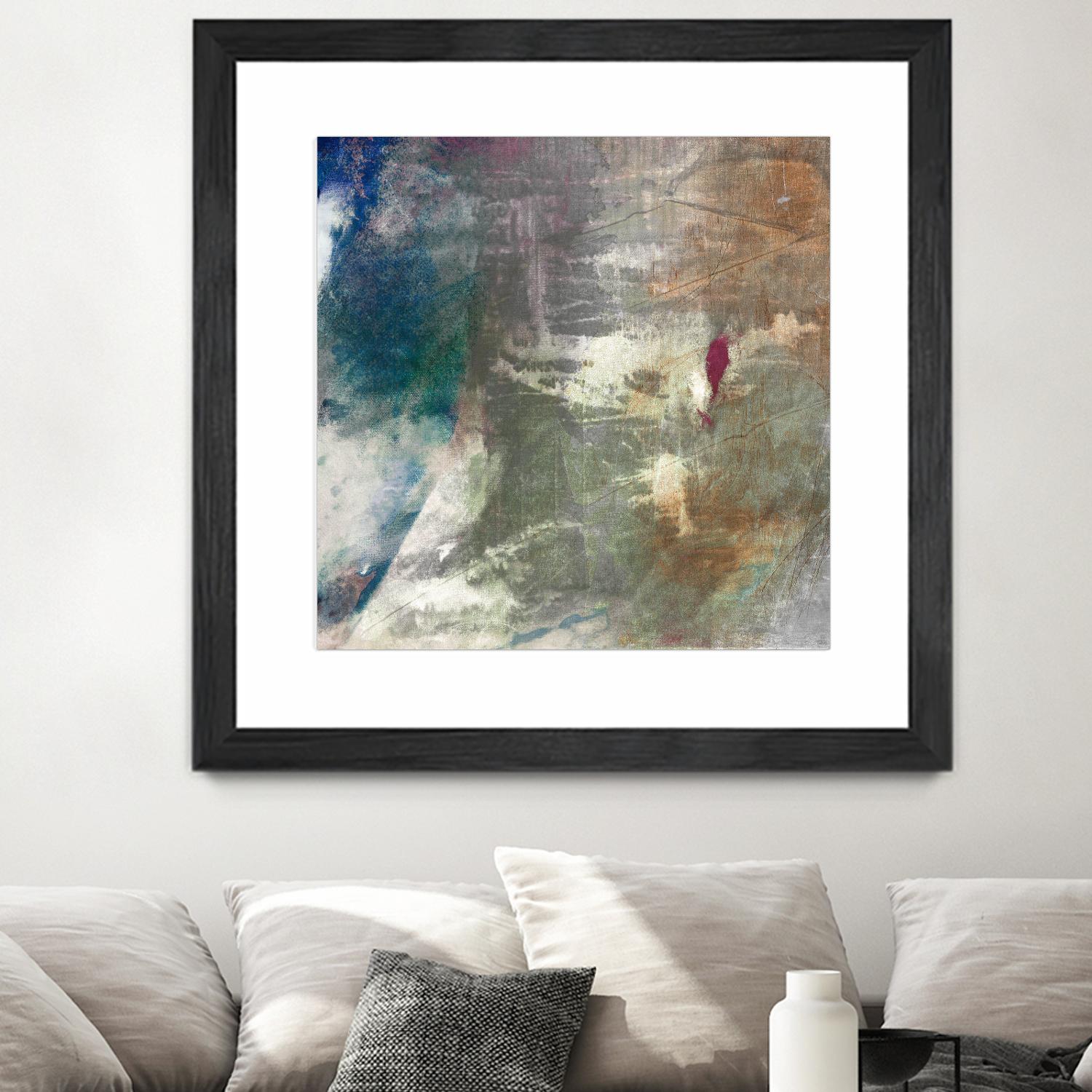 Mod Abstract I by Sisa Jasper on GIANT ART - blue abstract