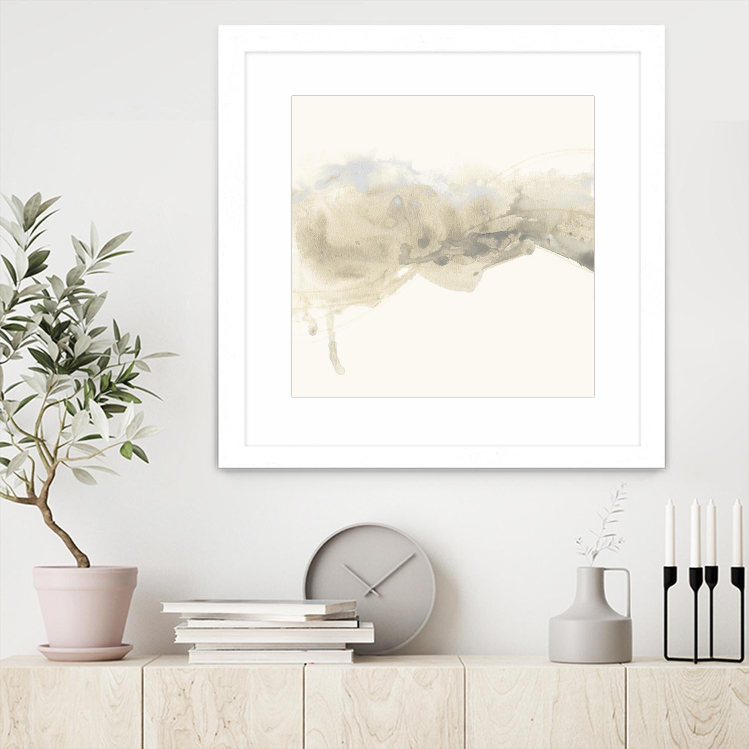 Vapor I by June Erica Vess on GIANT ART - brown abstract