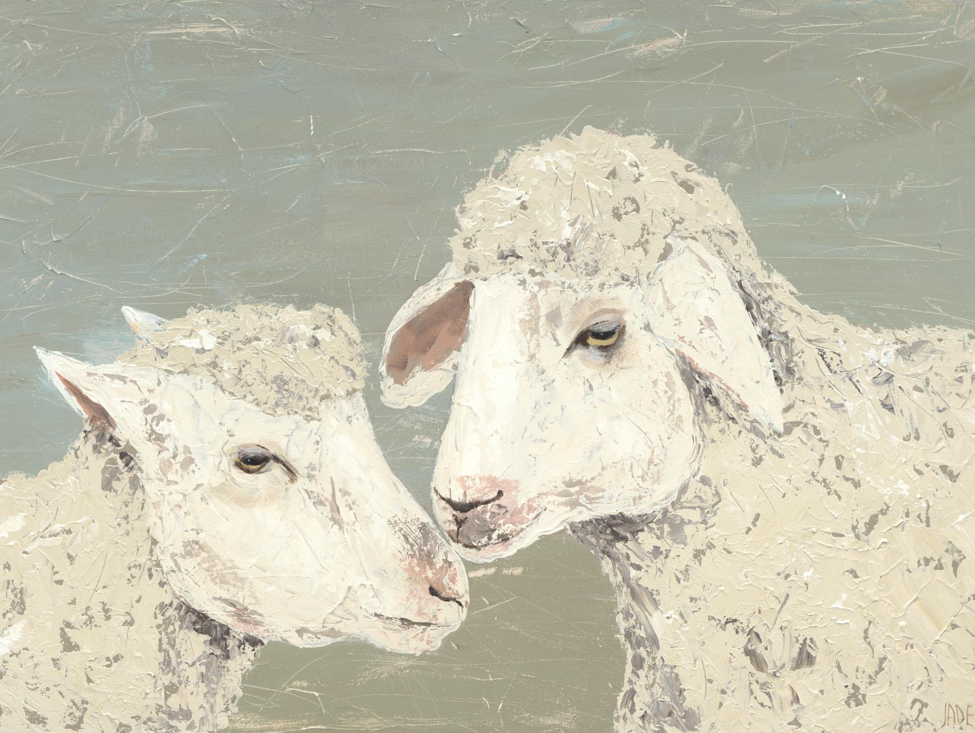 Sweet Lambs II by Jade Reynolds on GIANT ART - animals