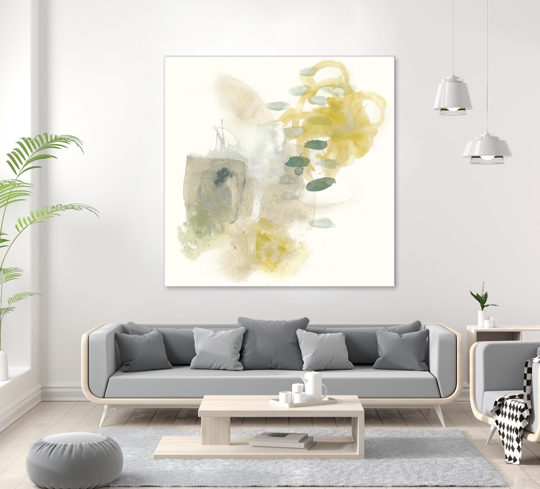 Apex Formula IV by June Erica Vess on GIANT ART - yellow abstract