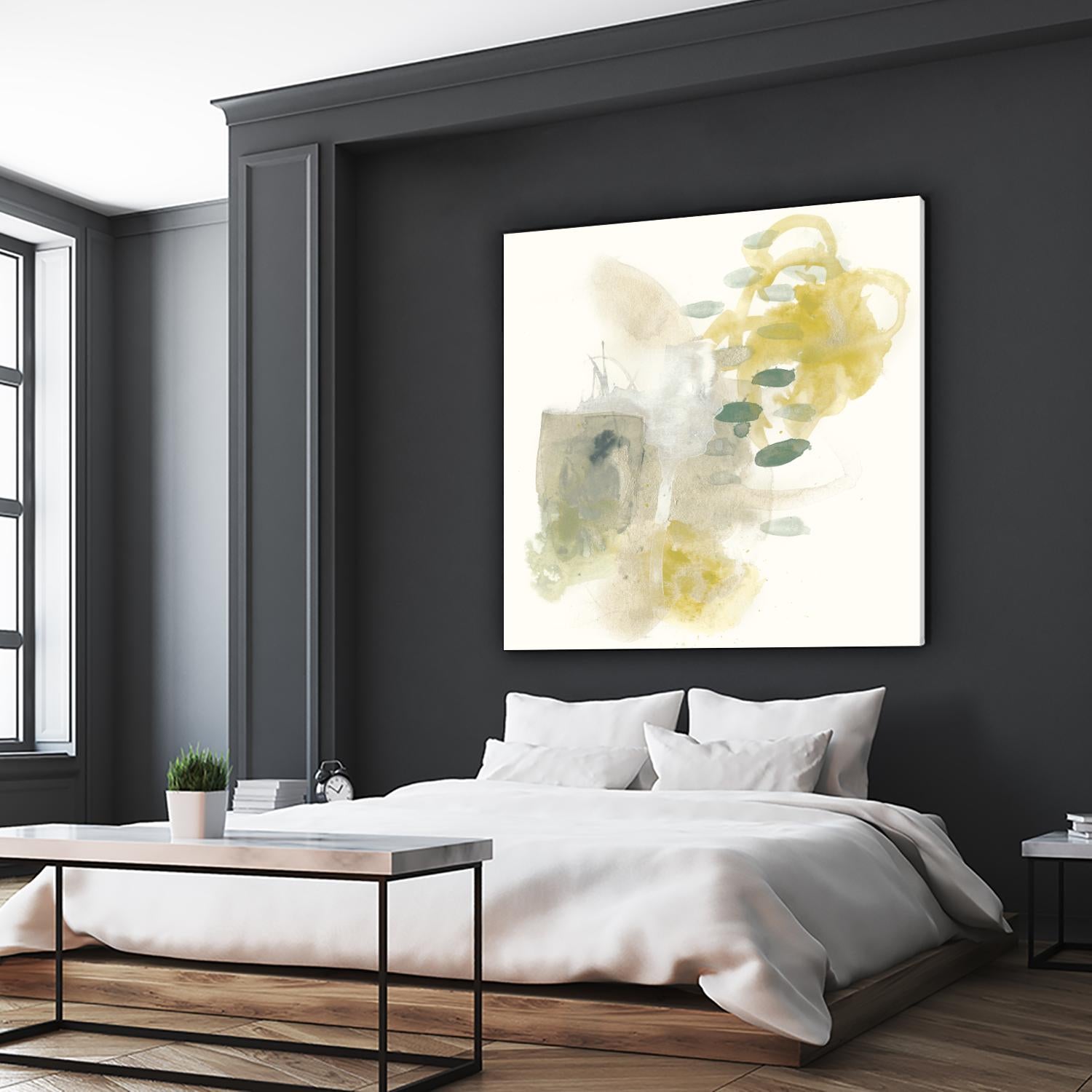 Apex Formula IV by June Erica Vess on GIANT ART - yellow abstract