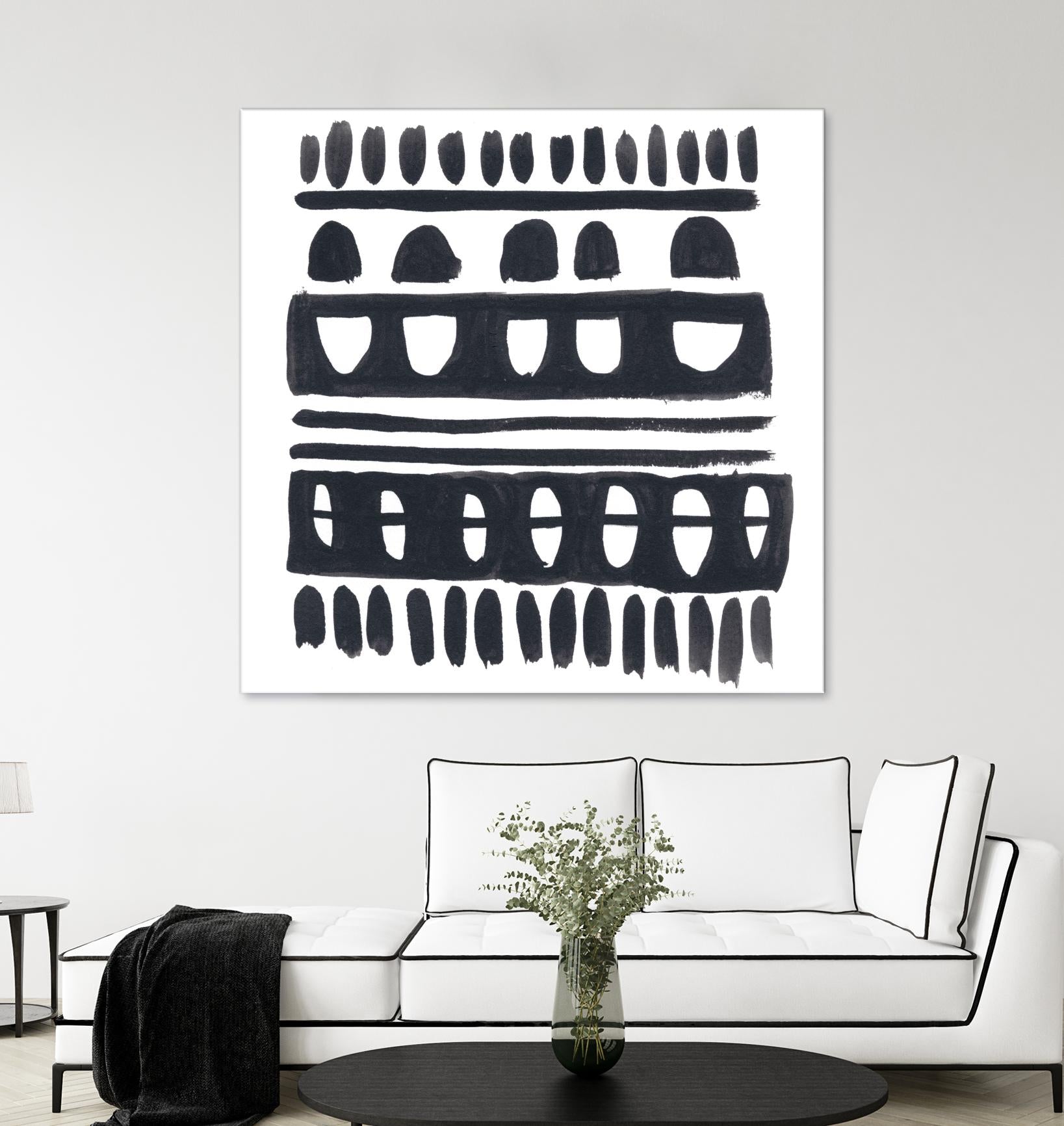Weft IV by June Erica Vess on GIANT ART - black abstract