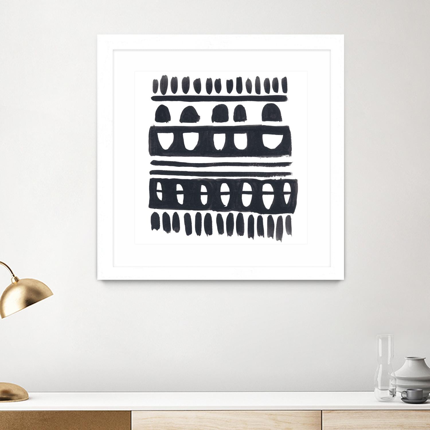 Weft IV by June Erica Vess on GIANT ART - black abstract