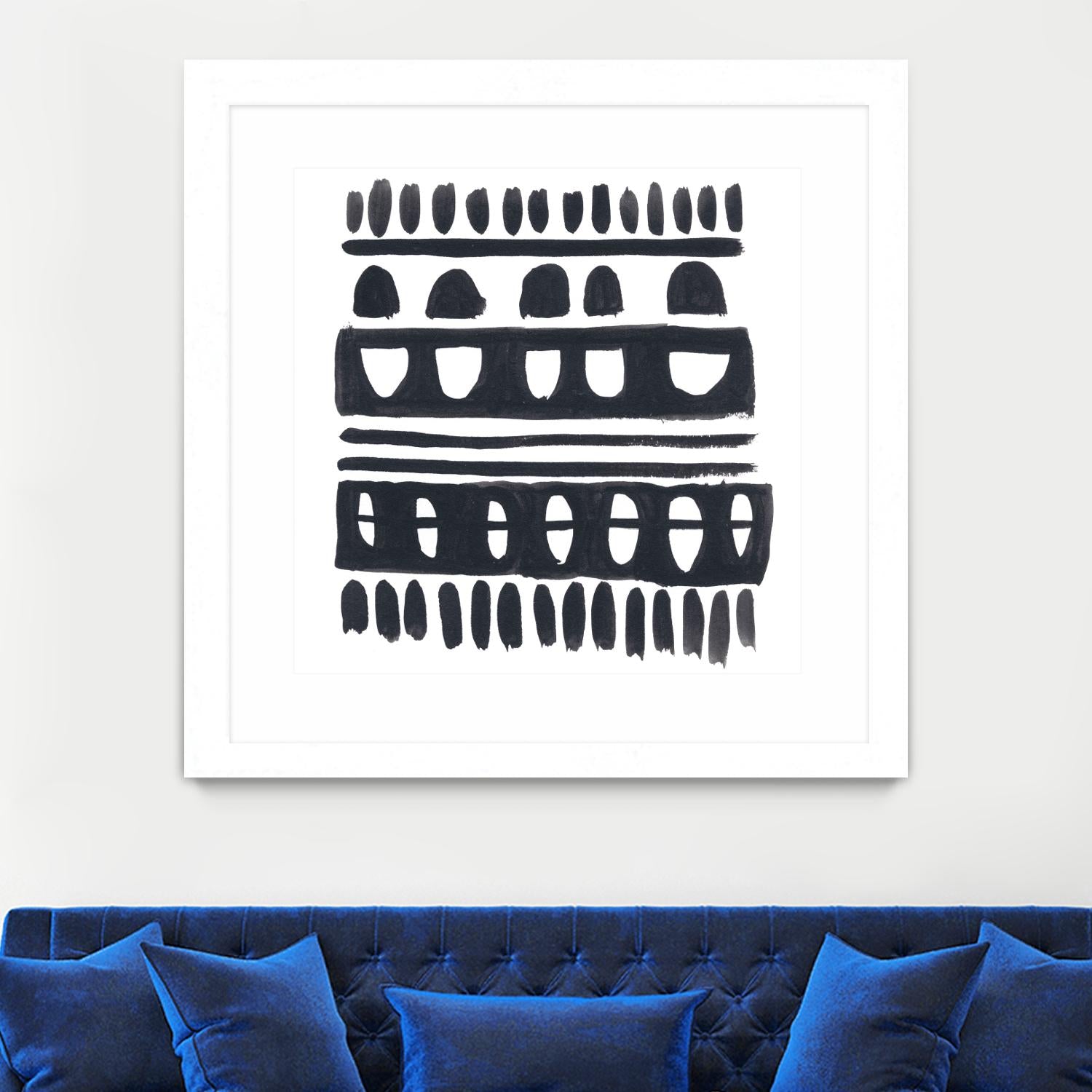 Weft IV by June Erica Vess on GIANT ART - black abstract