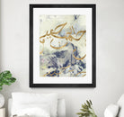 Arabic Encaustic I by Jennifer Goldberger on GIANT ART - abstract