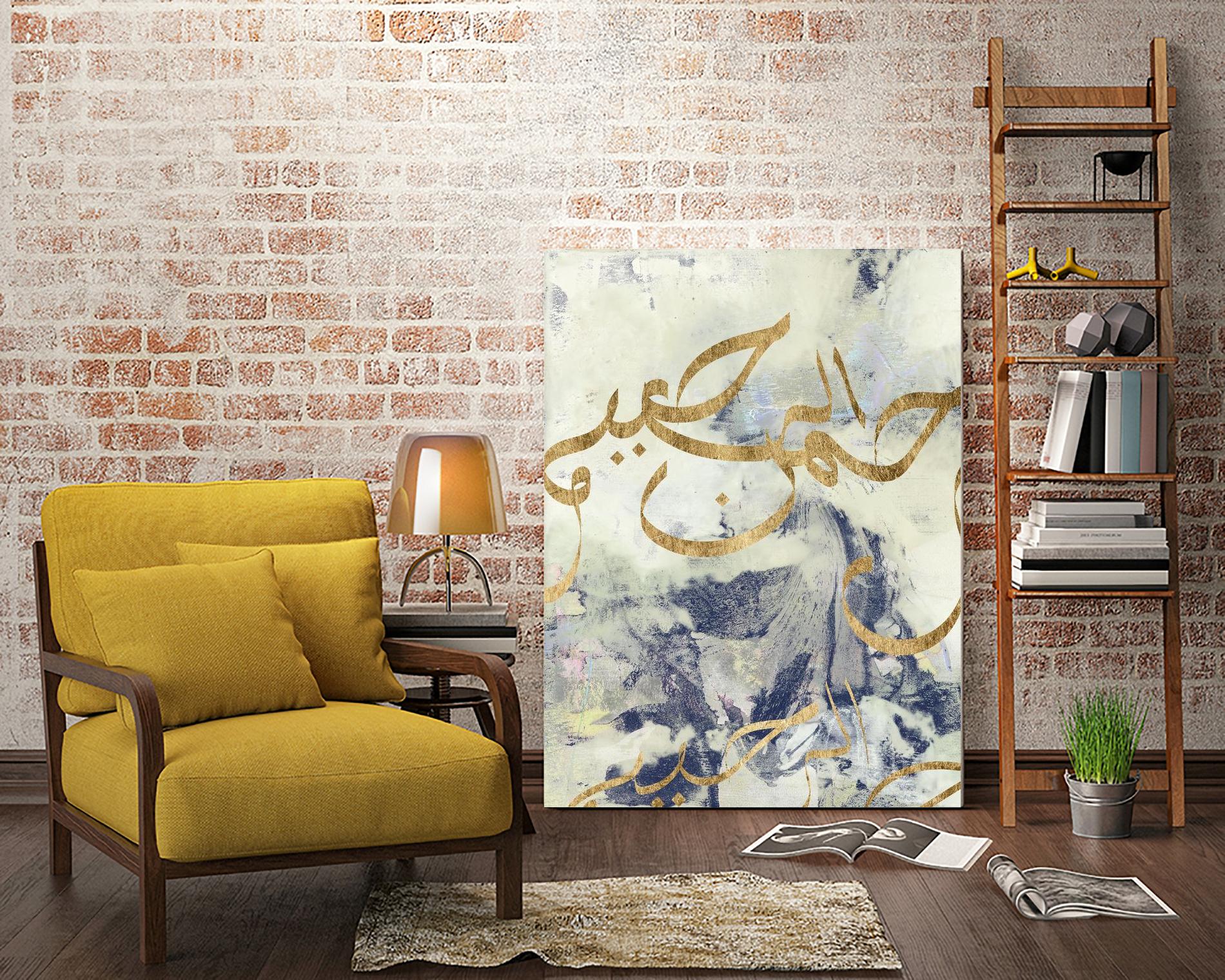 Arabic Encaustic I by Jennifer Goldberger on GIANT ART - abstract