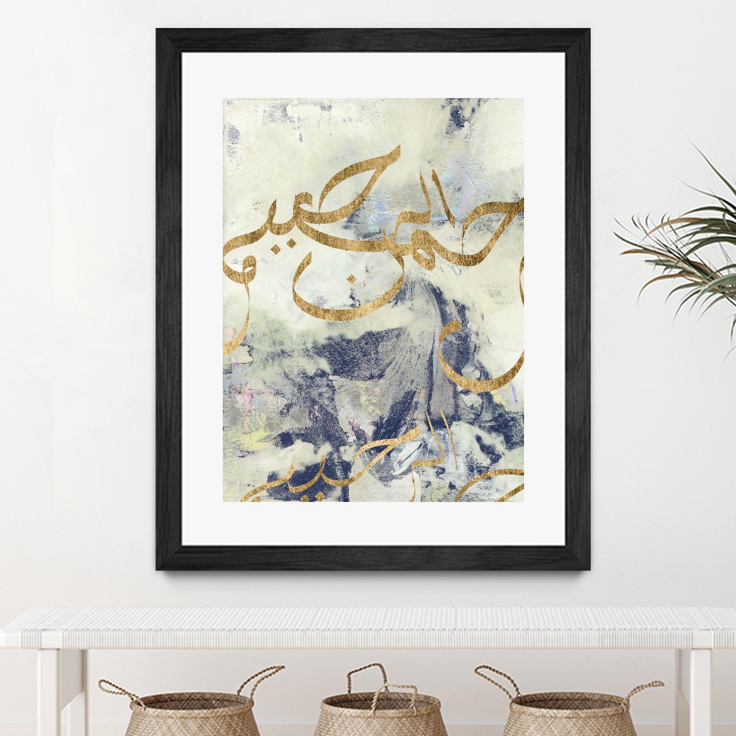 Arabic Encaustic I by Jennifer Goldberger on GIANT ART - abstract