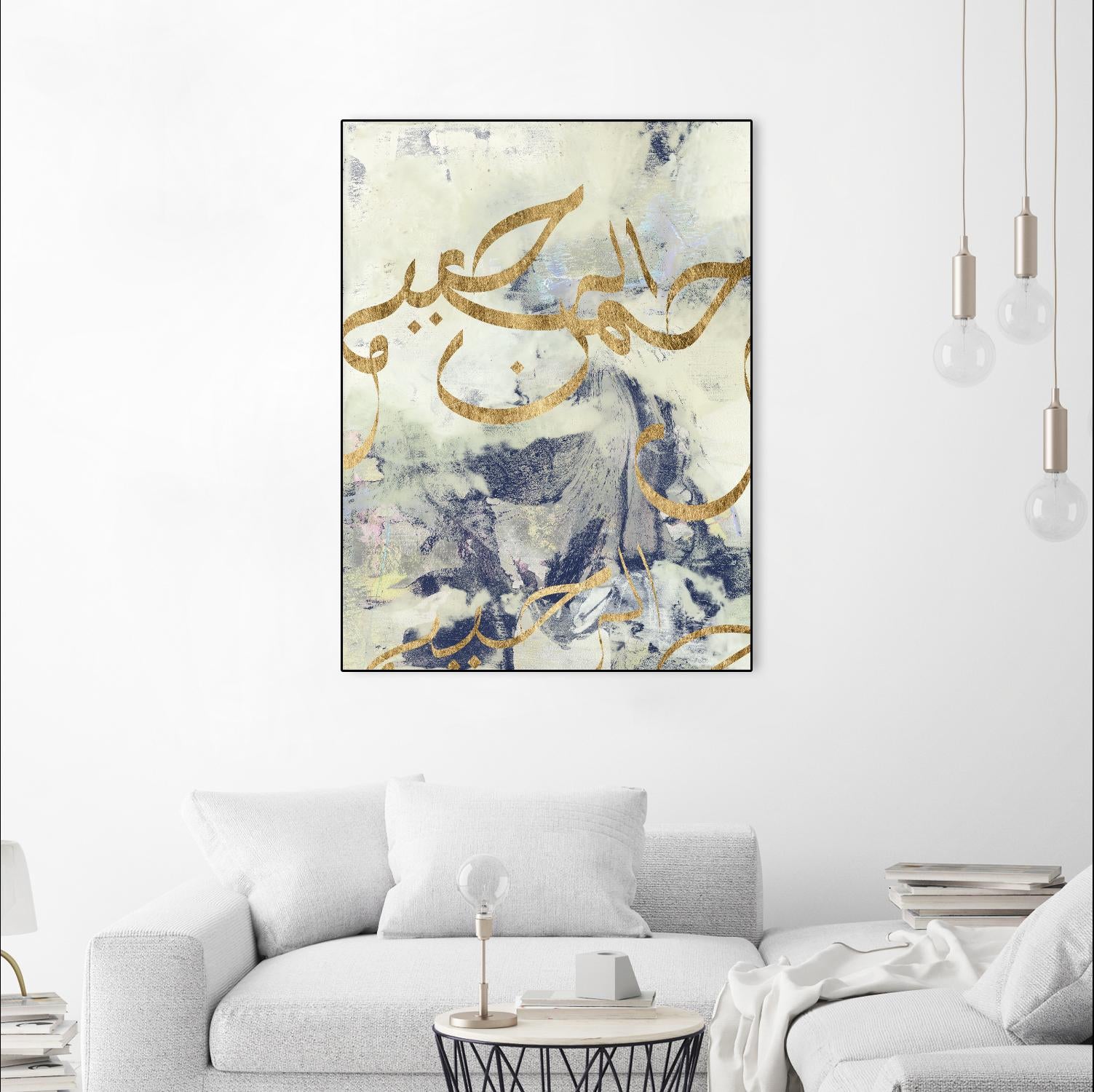 Arabic Encaustic I by Jennifer Goldberger on GIANT ART - abstract