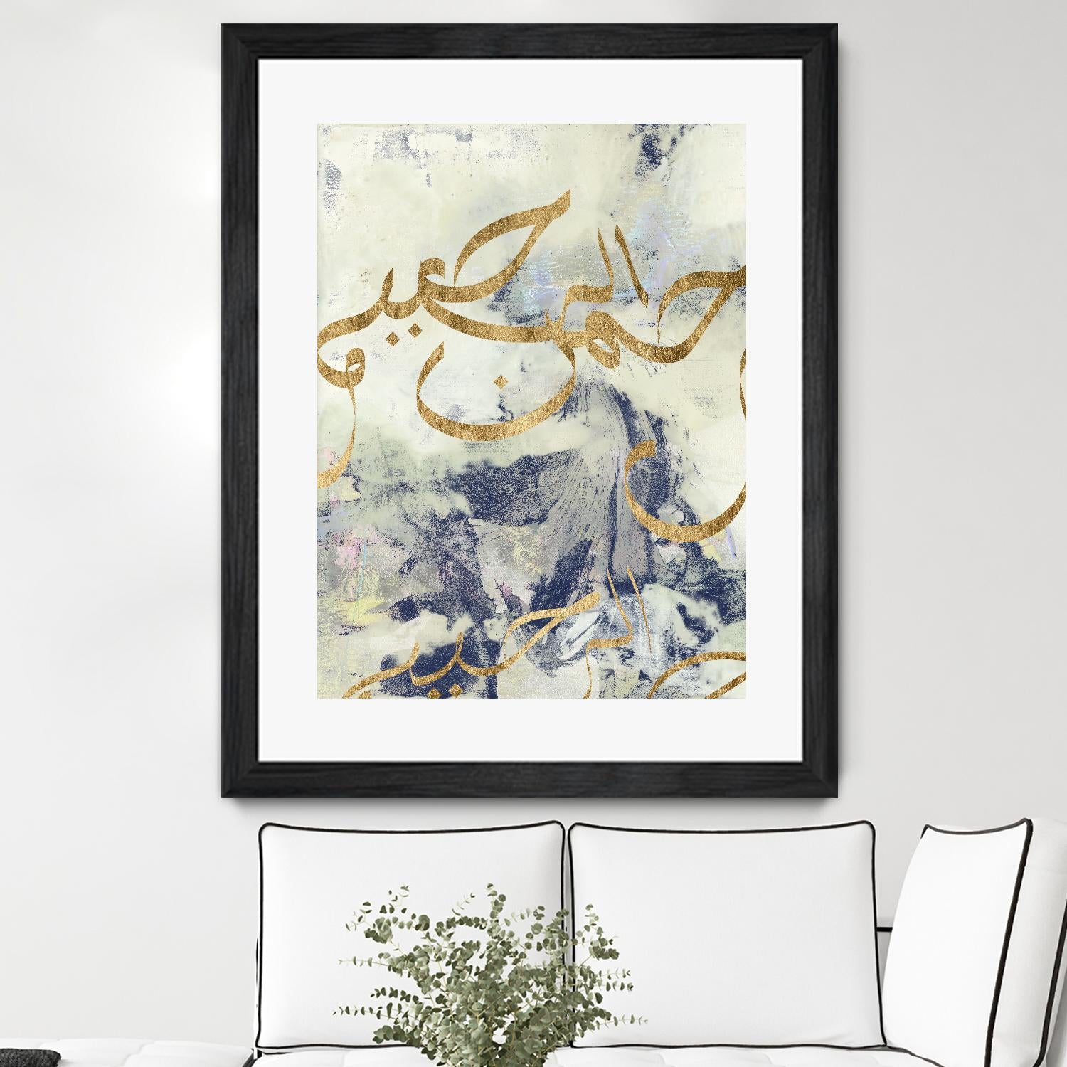 Arabic Encaustic I by Jennifer Goldberger on GIANT ART - abstract