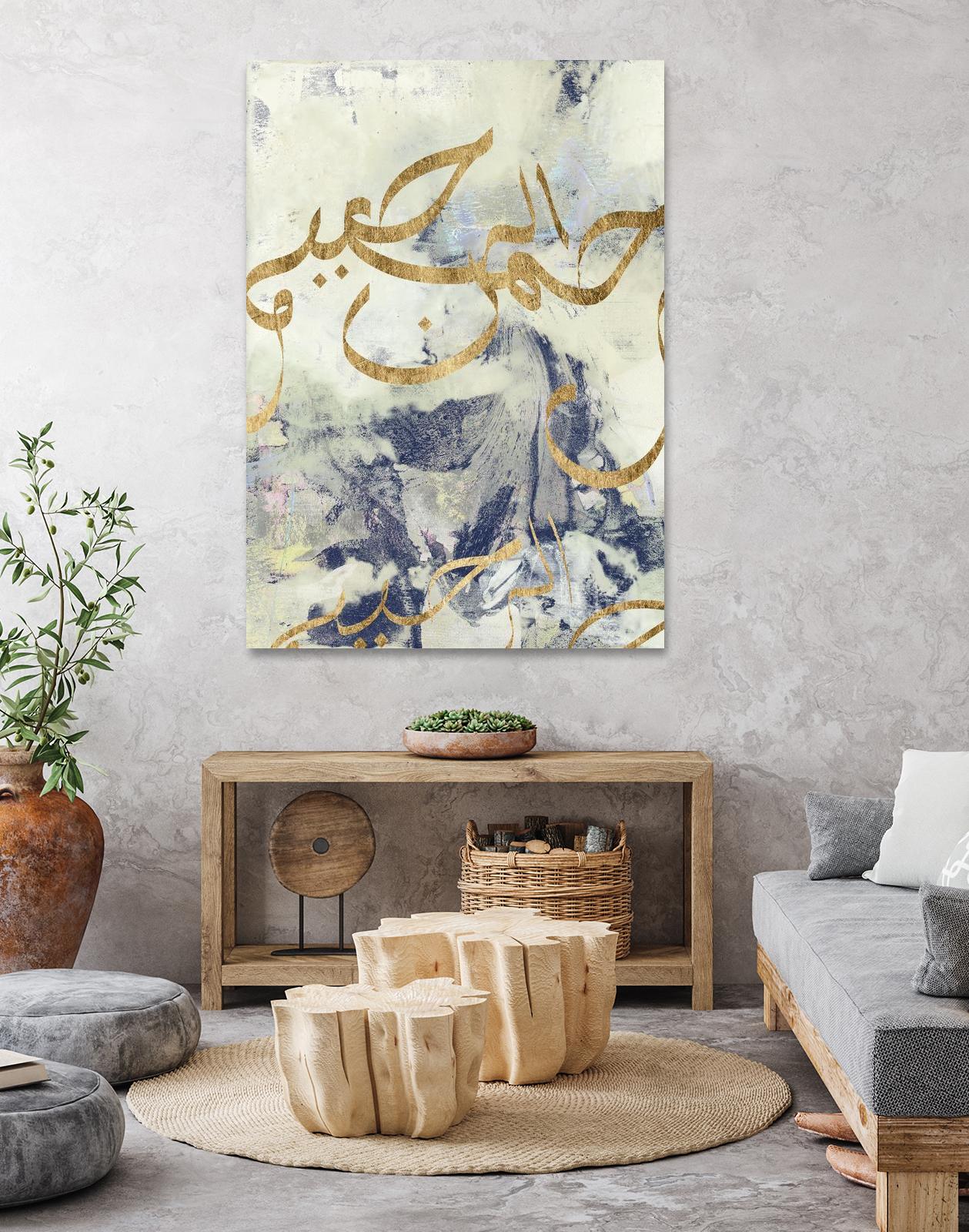 Arabic Encaustic I by Jennifer Goldberger on GIANT ART - abstract