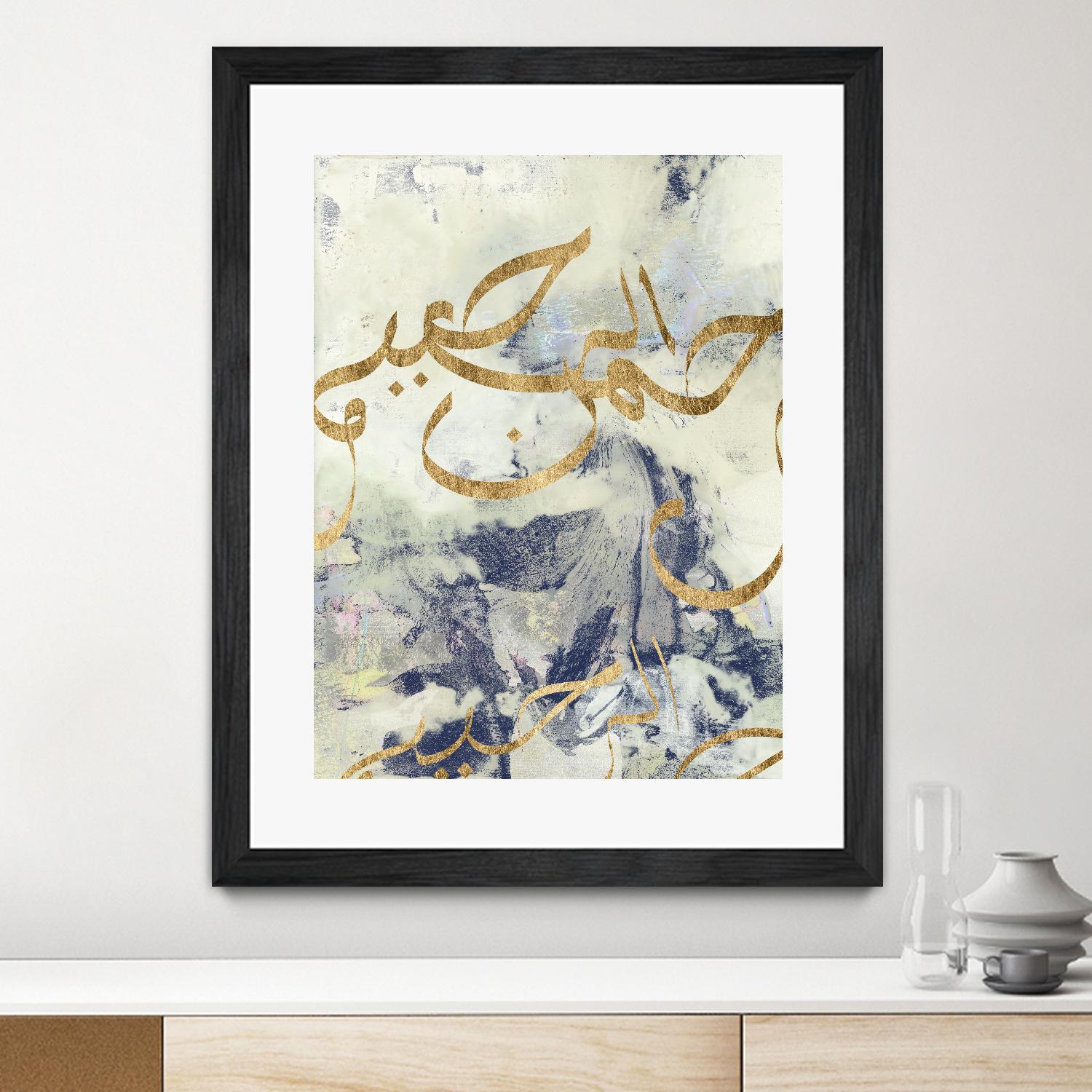 Arabic Encaustic I by Jennifer Goldberger on GIANT ART - abstract