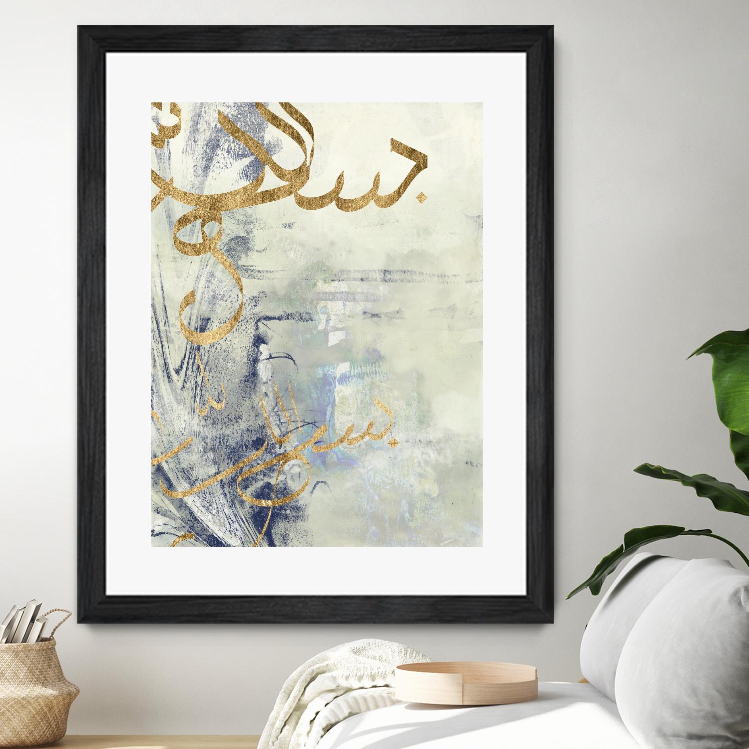 Arabic Encaustic III by Jennifer Goldberger on GIANT ART - abstract