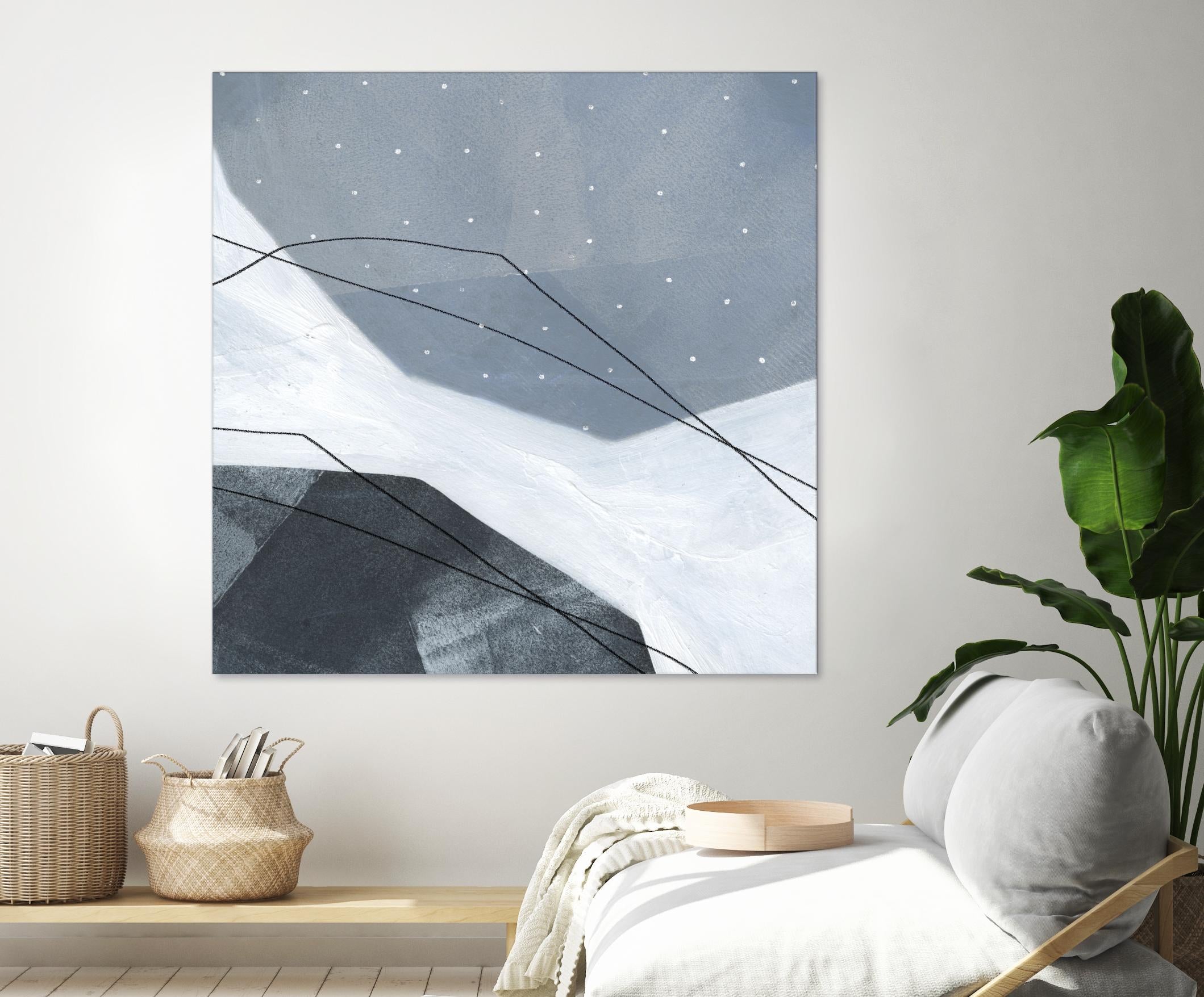 Adjacent Abstraction IV by Emma Scarvey on GIANT ART - blue abstract