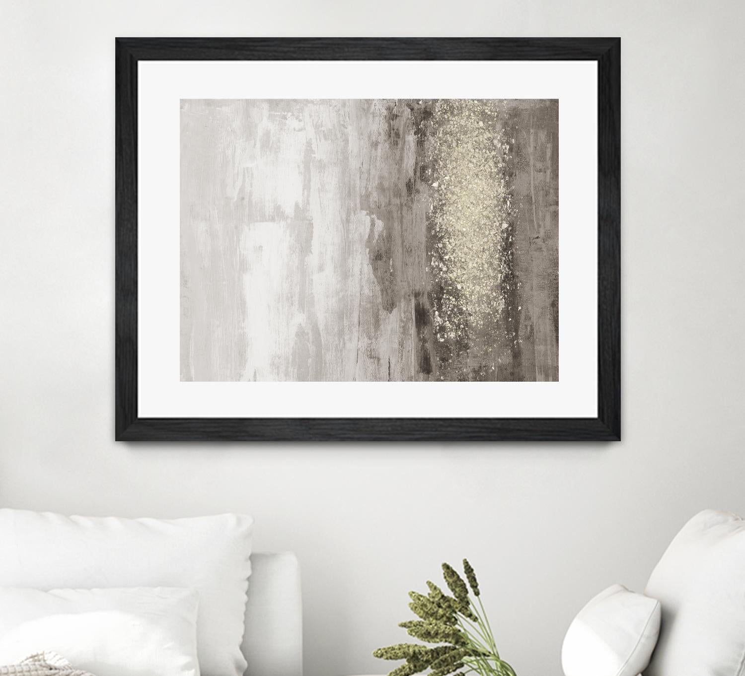 Glitter Rain I by Jennifer Goldberger on GIANT ART - abstract