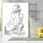 Sitting Pose II by Jennifer Paxton Parker on GIANT ART - linear linear