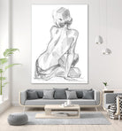Sitting Pose II by Jennifer Paxton Parker on GIANT ART - linear linear