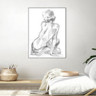 Sitting Pose II by Jennifer Paxton Parker on GIANT ART - linear linear