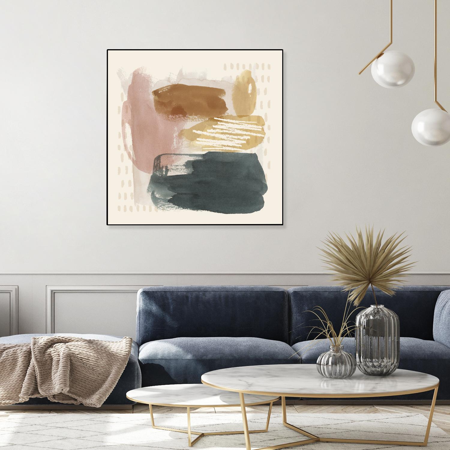 Ochre Echo IV by Grace Popp on GIANT ART - abstract