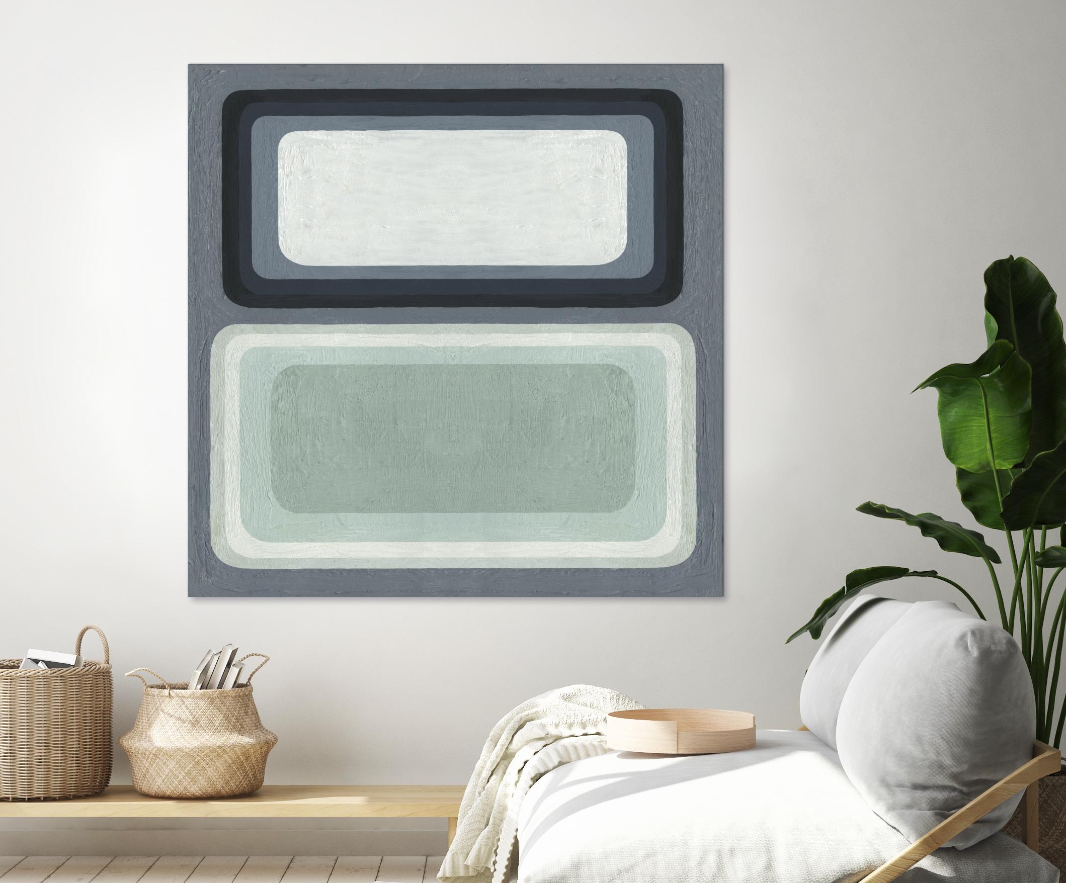 Maritime Color Field I by Emma Scarvey on GIANT ART - green abstract