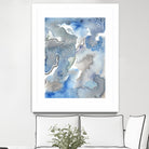 Subtle Blues II by Regina Moore on GIANT ART - blue abstract
