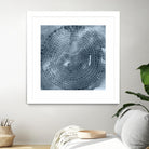 Indigo Wheel II by Chariklia Zarris on GIANT ART - blue abstract