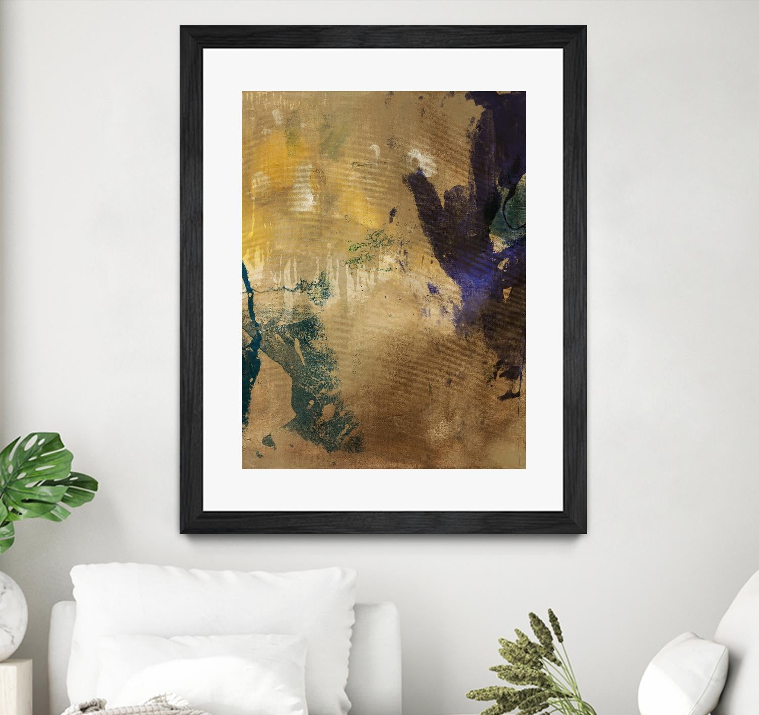 Amber Haze I by Sisa Jasper on GIANT ART - brown abstract