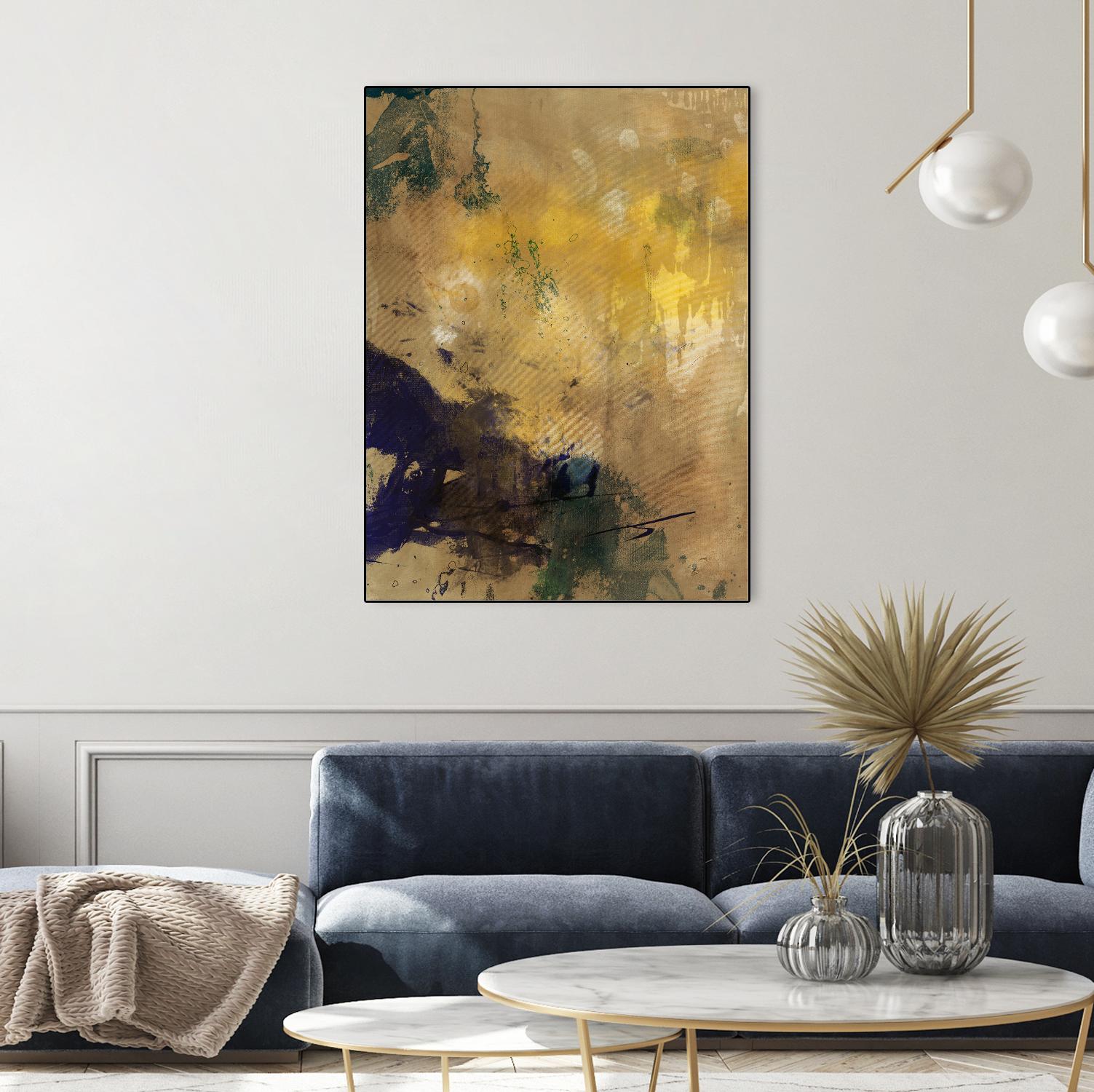 Amber Haze II by Sisa Jasper on GIANT ART - brown abstract