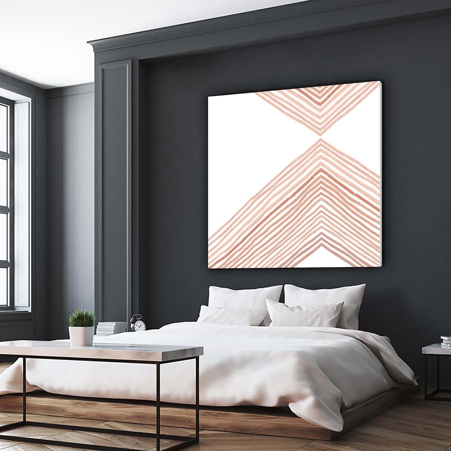 Pink Apogee II by Emma Scarvey on GIANT ART - pink & purple abstract
