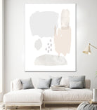Sweet Simplicity II by Victoria Borges on GIANT ART - neutral abstract
