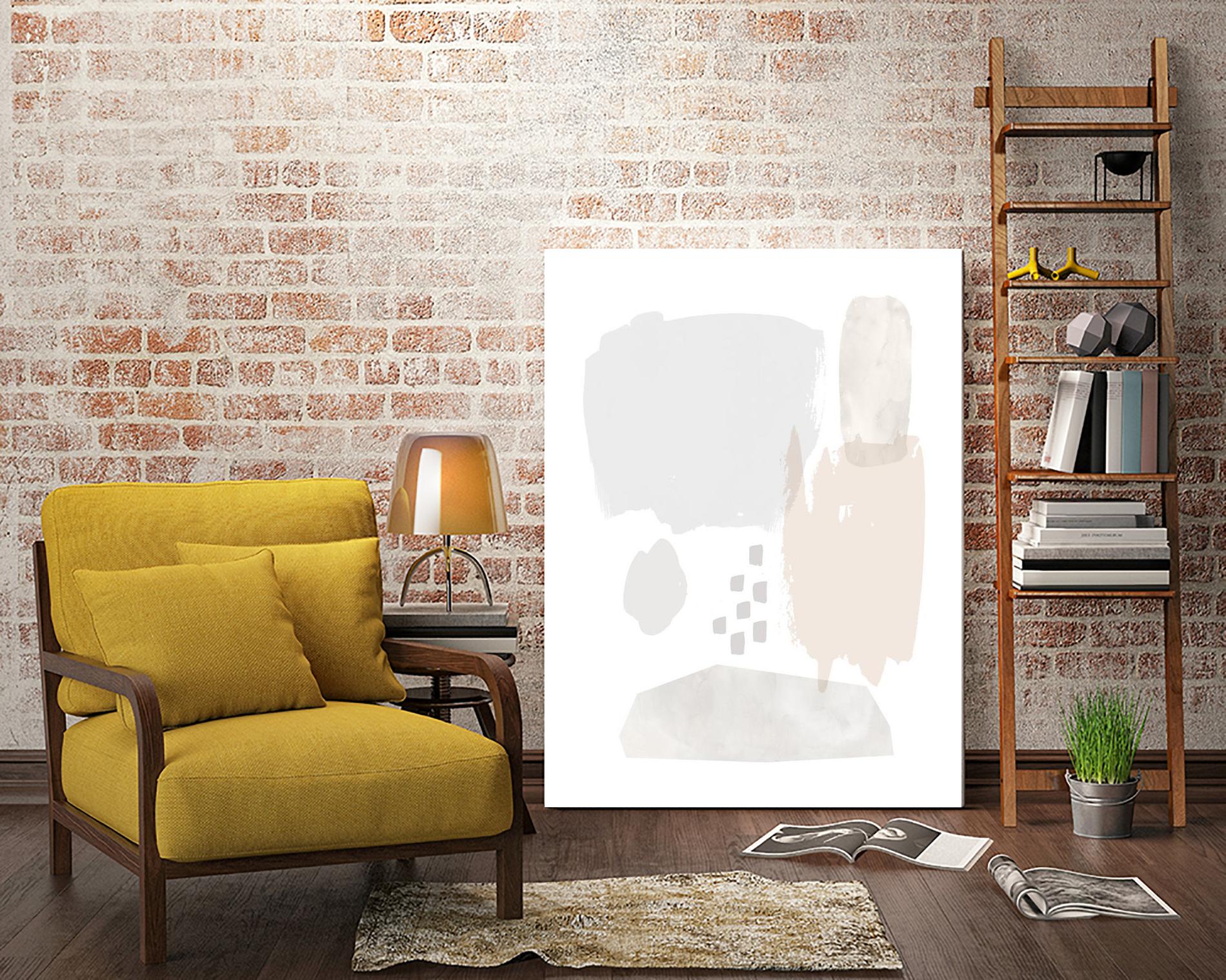 Sweet Simplicity II by Victoria Borges on GIANT ART - neutral abstract