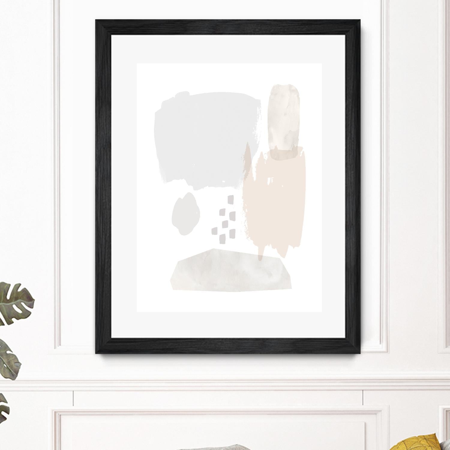 Sweet Simplicity II by Victoria Borges on GIANT ART - neutral abstract