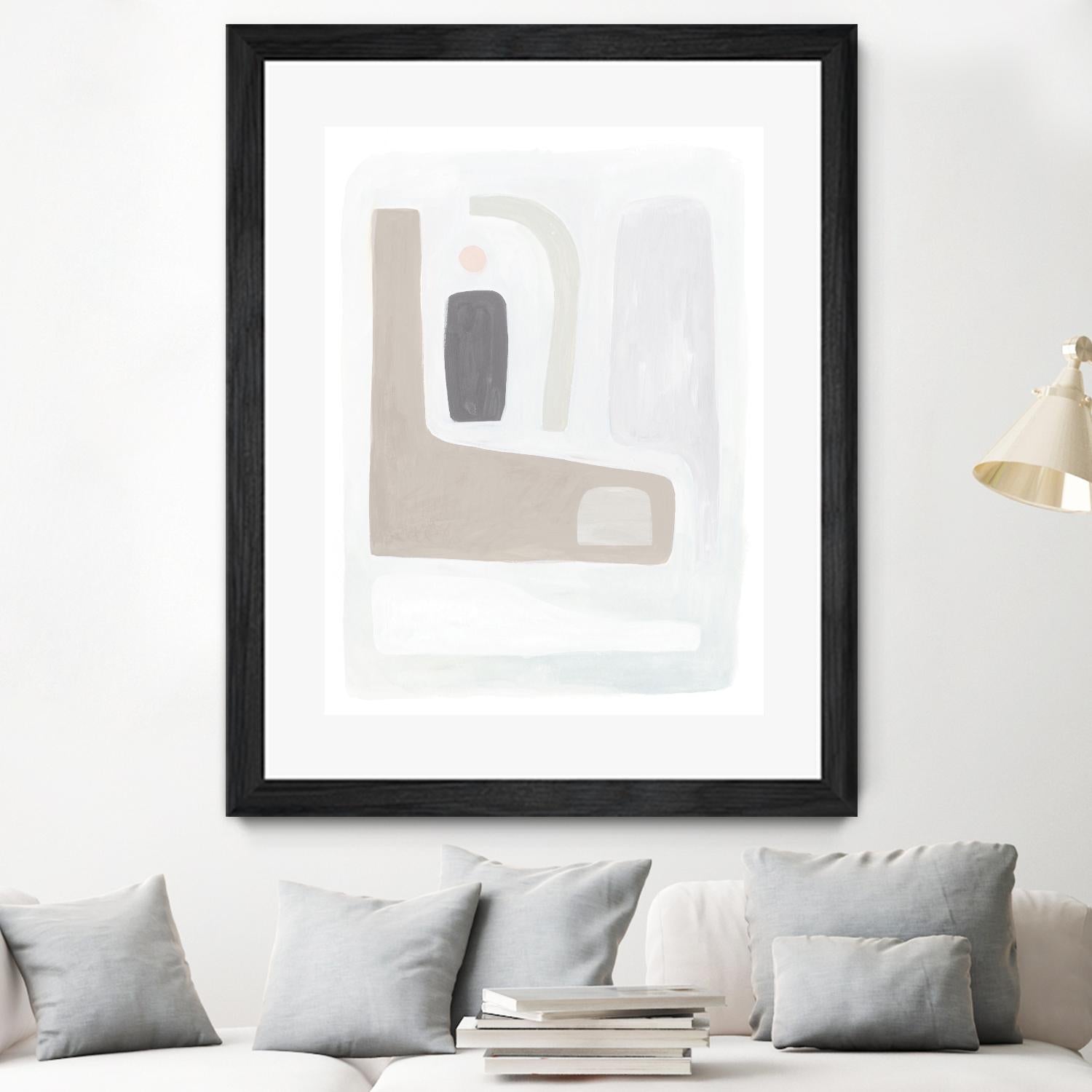 Opal Daydream I by Victoria Borges on GIANT ART - neutral abstract