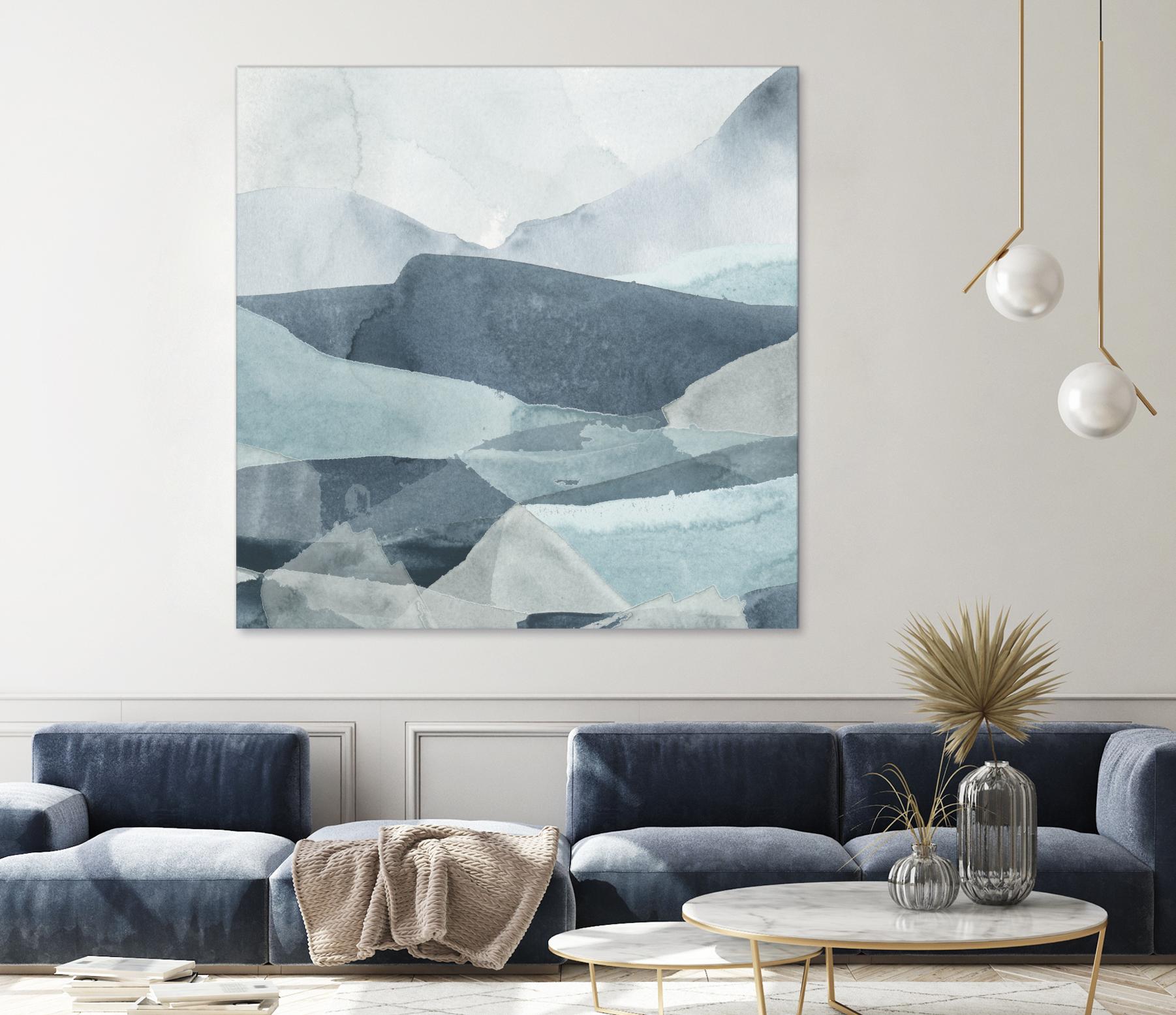 Blue Range III by June Erica Vess on GIANT ART - blue abstract