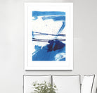 Blue Mystic I by Joyce Combs on GIANT ART - blue abstract