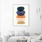 Mod Pods I by Victoria Borges on GIANT ART - blue abstract