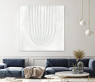 Arcobaleno Bianco IV by Emma Scarvey on GIANT ART - neutral abstract