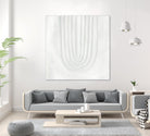 Arcobaleno Bianco IV by Emma Scarvey on GIANT ART - neutral abstract