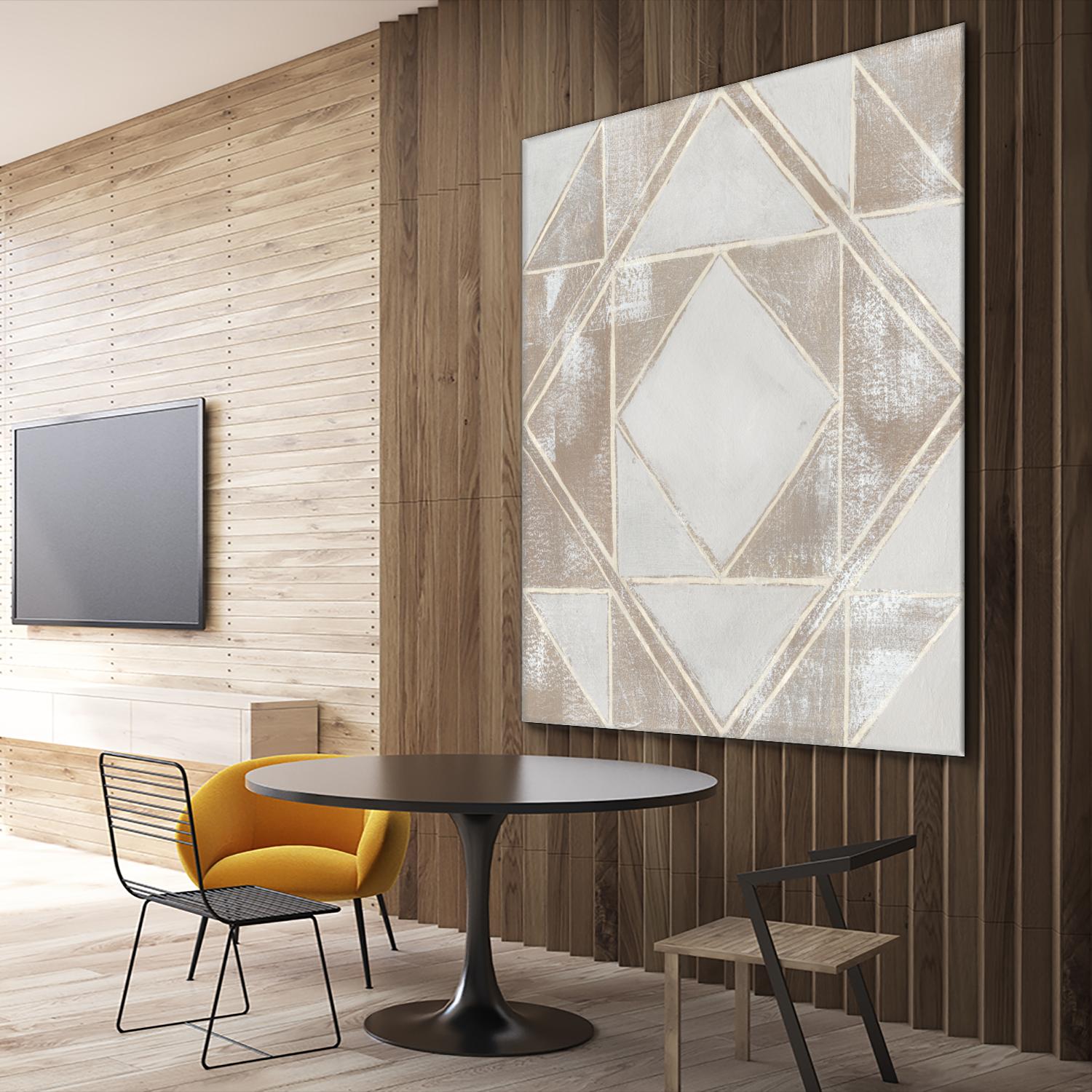 Geometric Veil II by Grace Popp on GIANT ART - abstract