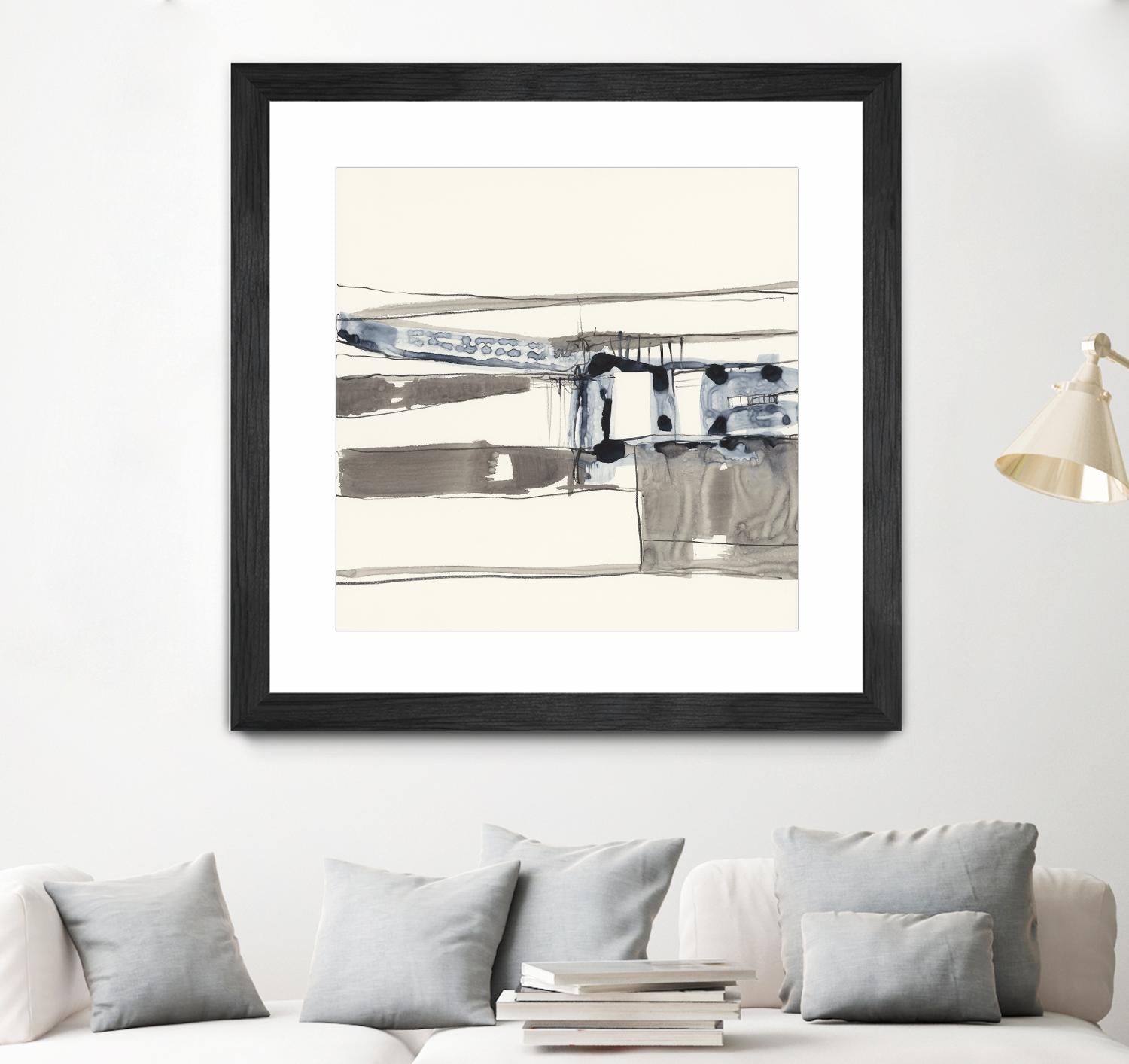 Stark Lines II by Jennifer Goldberger on GIANT ART - abstract